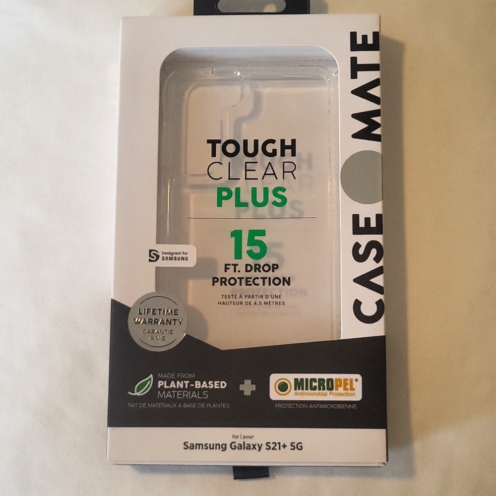 Case-Mate Tough Clear Plus Clear Case for Samsung Galaxy S21+ 5G